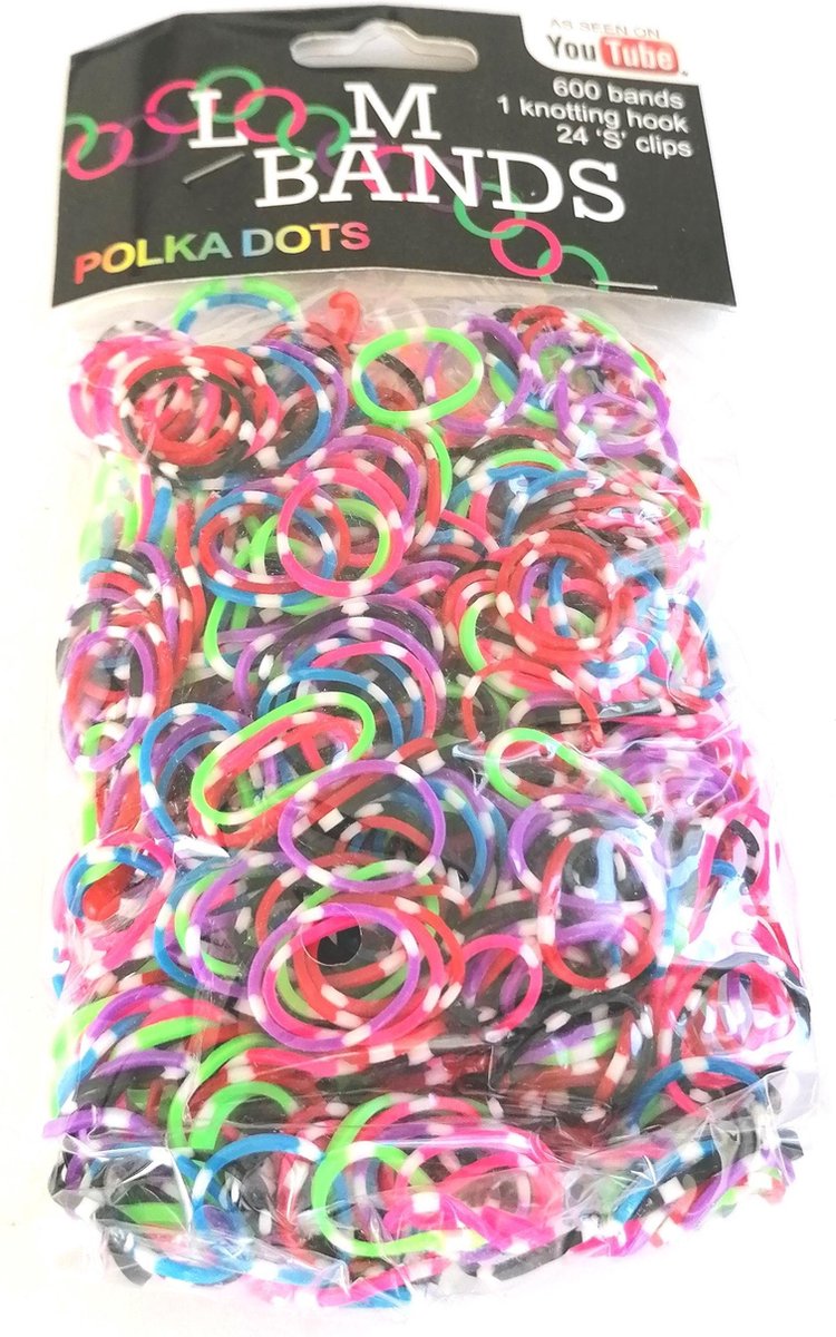 Loom Loombandjes Stippen Junior Rubber 625-delig