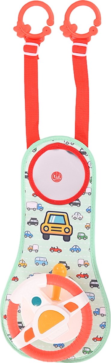   Muzikaal Speelstuur, kan aan leuning autostoel om autorit op te vrolijken, Multicolor 1019151