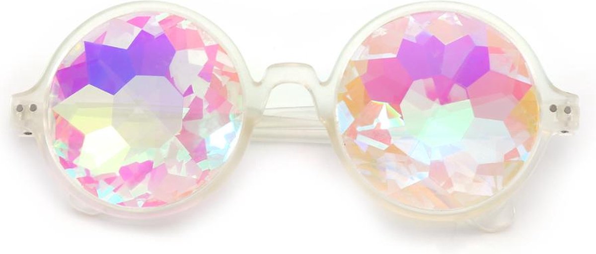 LOUD AND CLEAR® - Caleidoscoop Bril - Spacebril - Space Bril - Festival Bril - Transparant