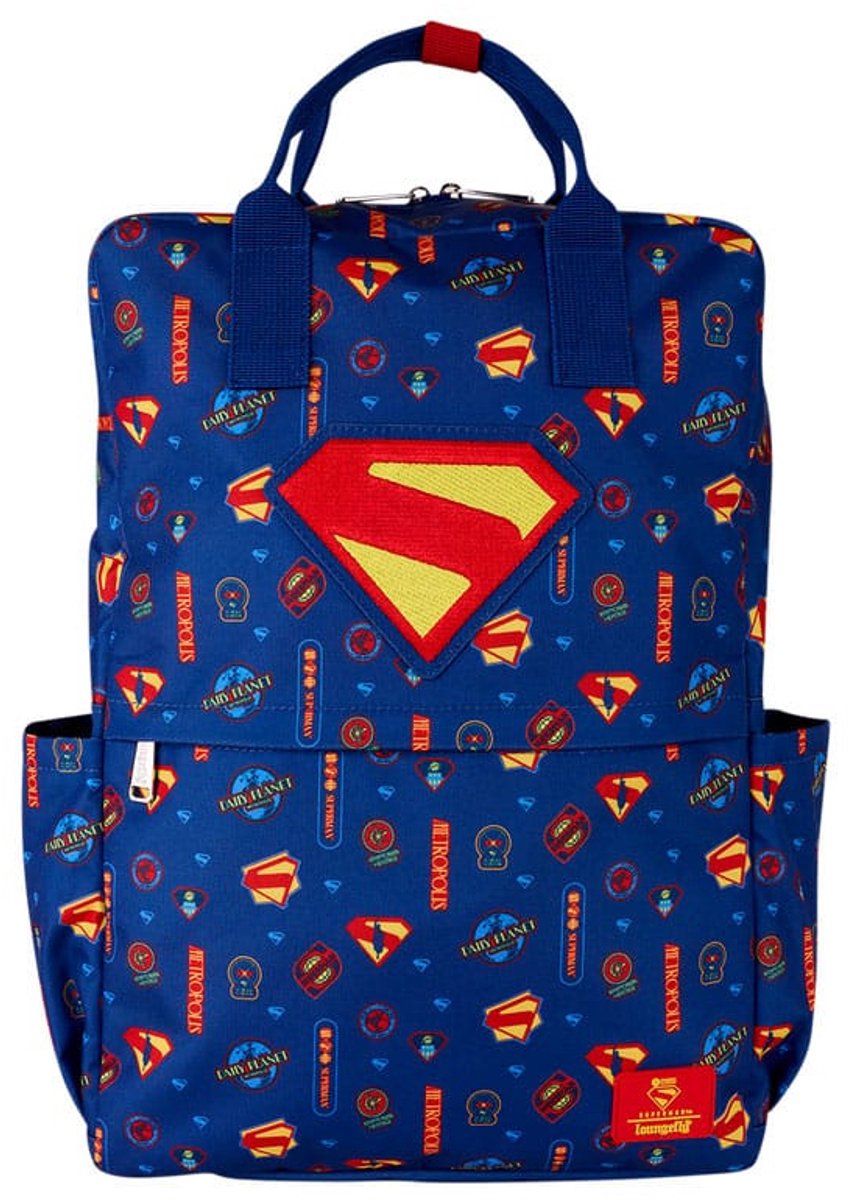 Loungefly DC Comics by Loungefly Full-Size Nylon Backpack Superman Bags