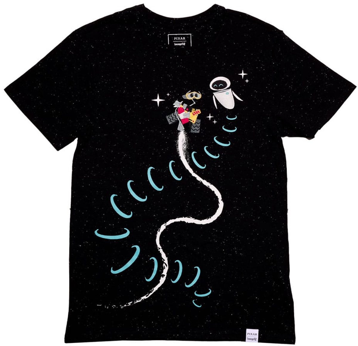 Loungefly Pixar by Loungefly Tee T-Shirt Unisex Wall-E & Eve Size L Sweaters
