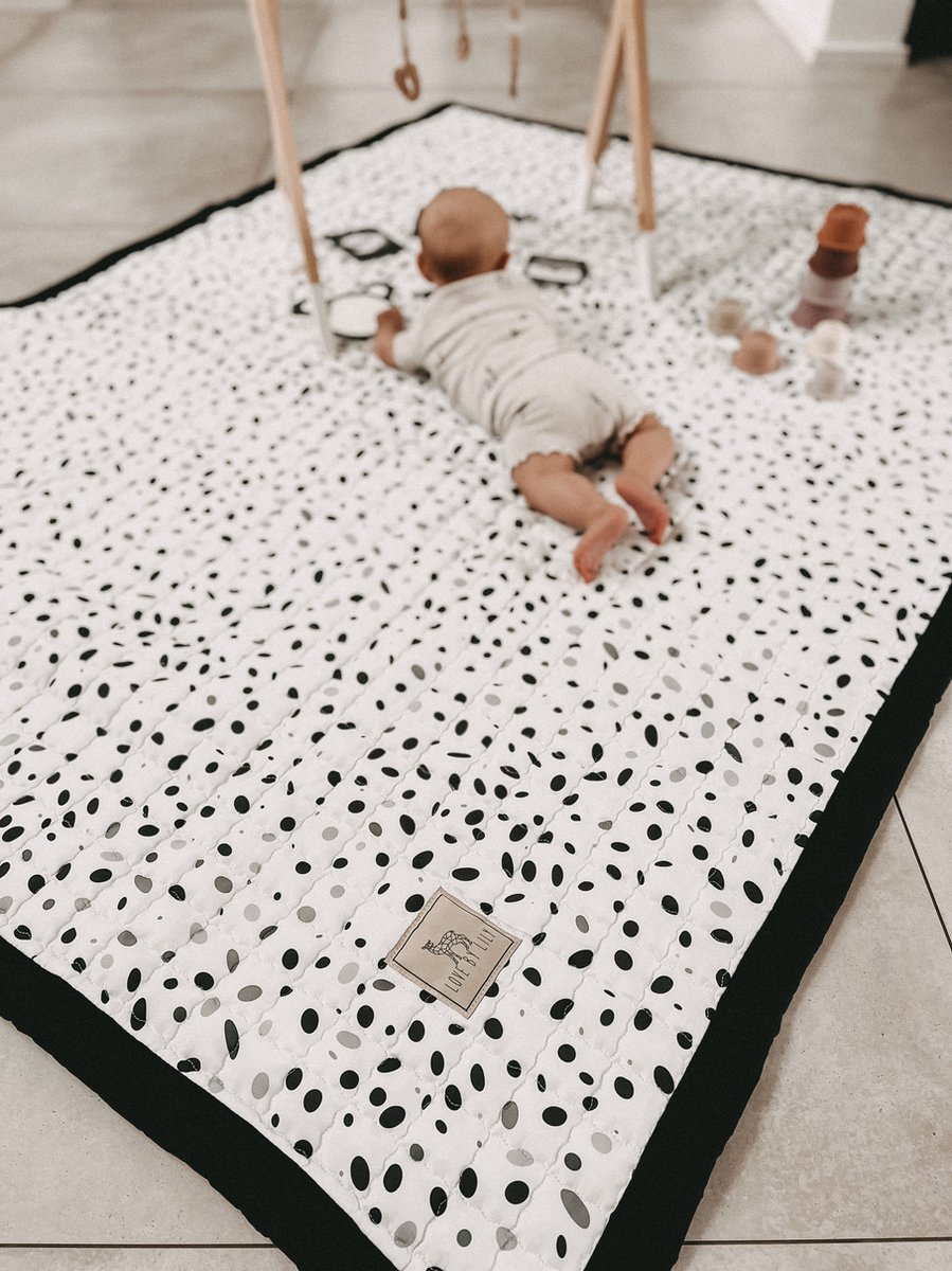 Love by Lily - groot speelkleed - Pebbles - 150x120cm