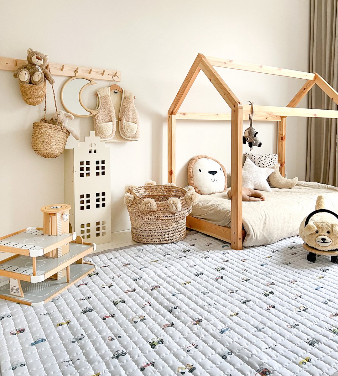 Love by Lily - groot speelkleed - On the Road - 150x120cm