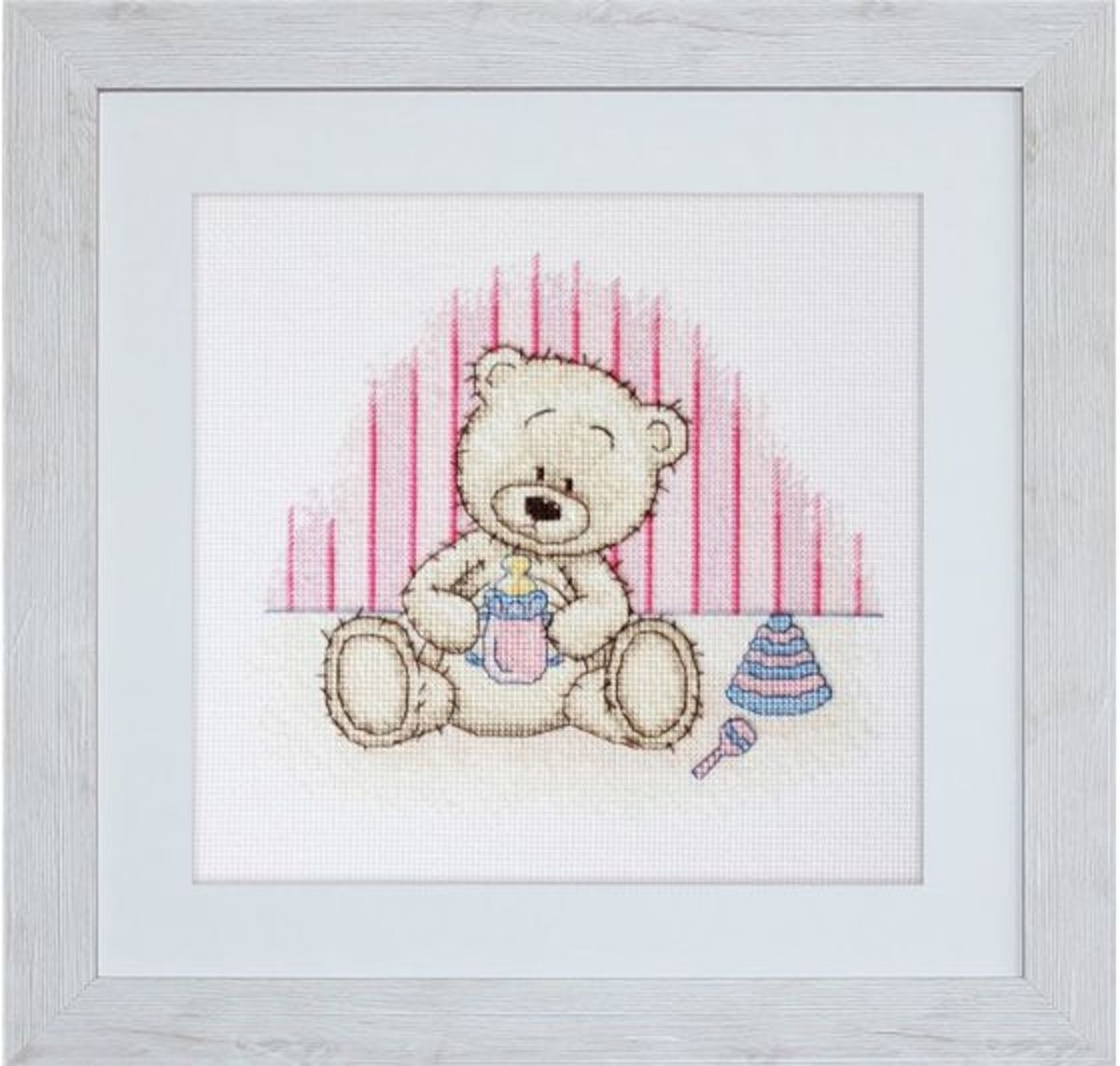 Luca-S Broderie Borduurpakket Bianca beer baby B1085