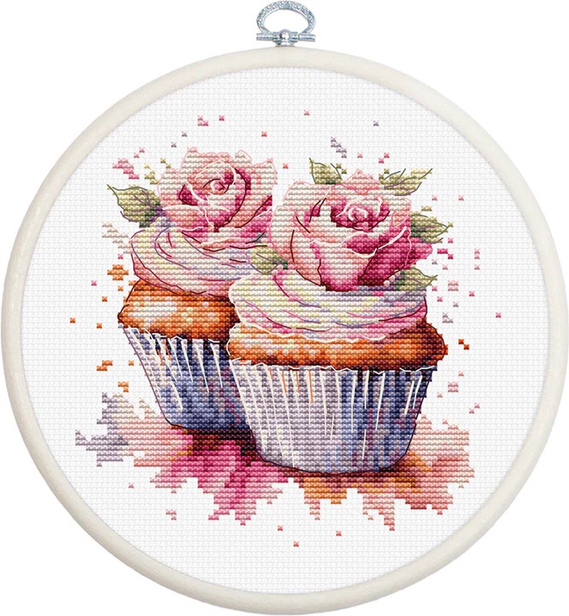 Luca-S The Cupcakes borduren (pakket) BC215
