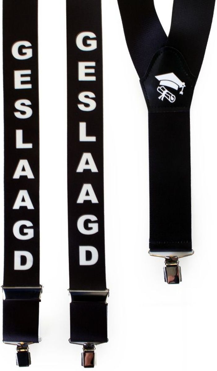 Bretel Zwart 45 mm Geslaagd