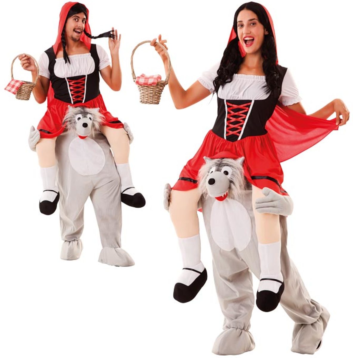 Carry me! Boze Wolf volwassen maat