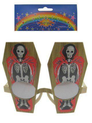 Halloween doodskist bril
