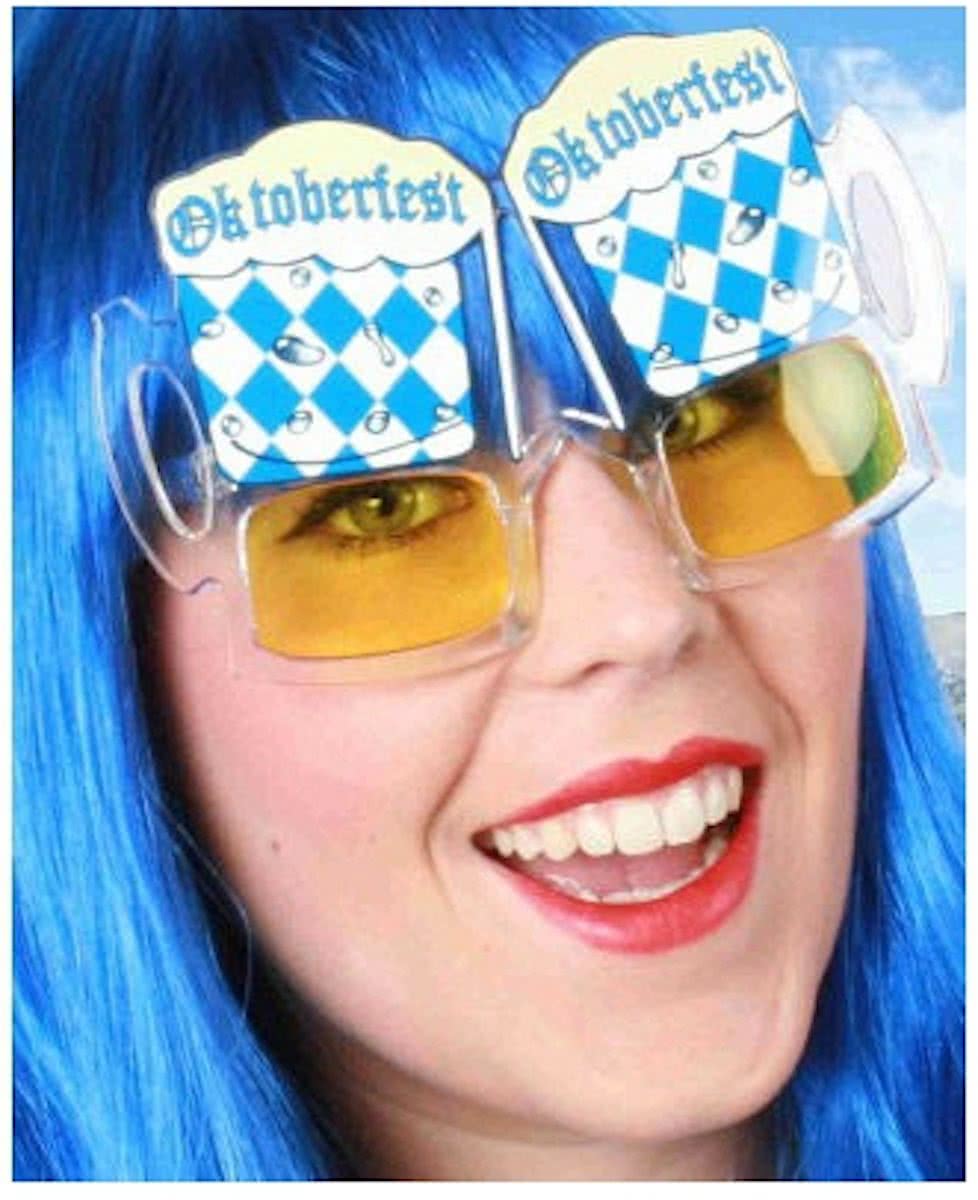 Oktoberfest bril bierglazen
