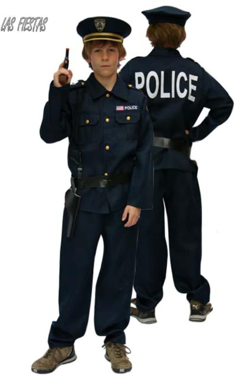 Politie jongen met kepie - Maat 152