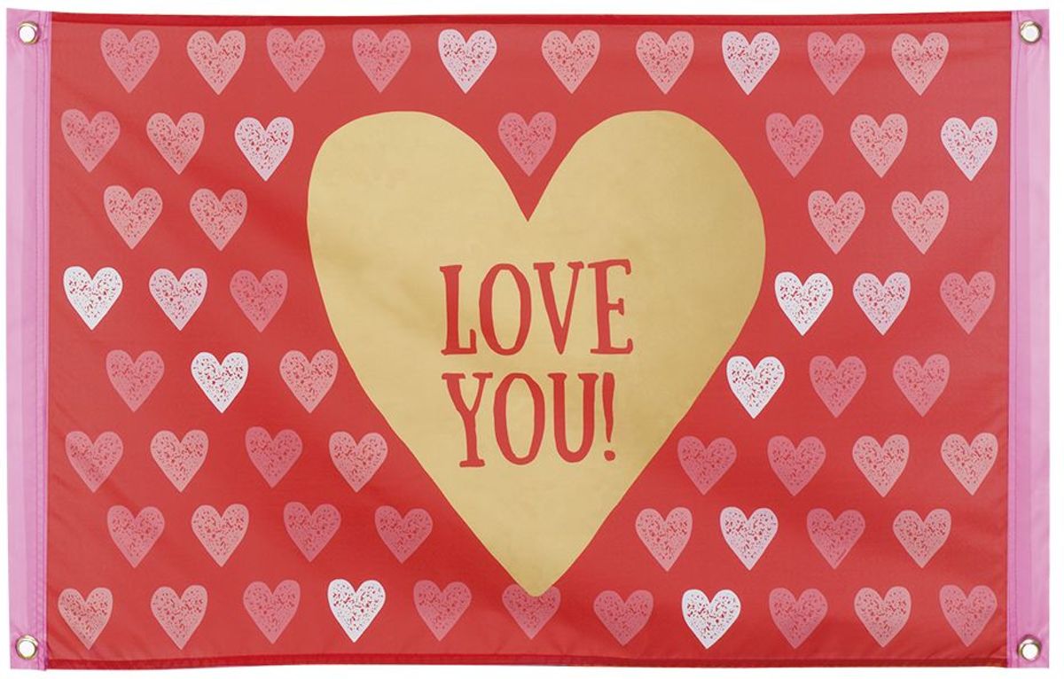 Polyester vlag Love (60 x 90cm)