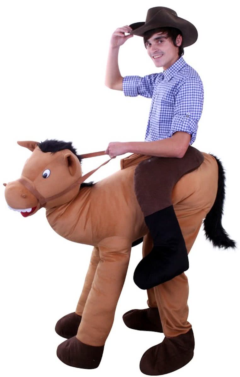 Rijdend op paard kostuum