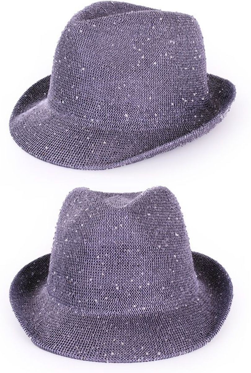 Saturday night fever glitter hoed zilver