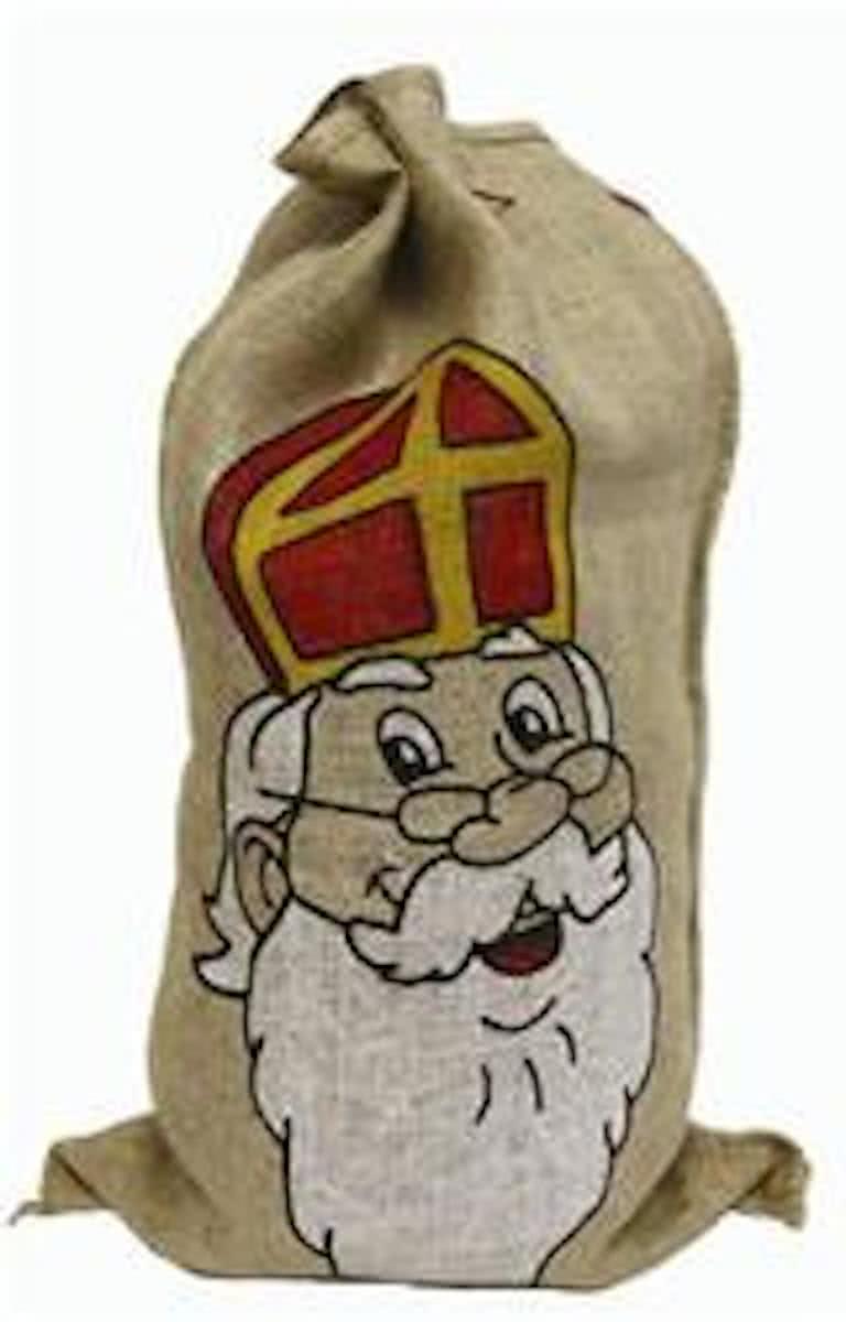 Sinterklaas kado zak jute