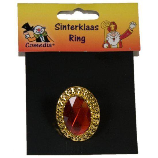 Sinterklaas ring verstelbaar ovaal