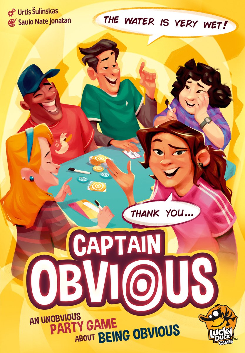 Lucky Duck Games - Captain Obvious - Actiespel - Kaartspel (ENG)
