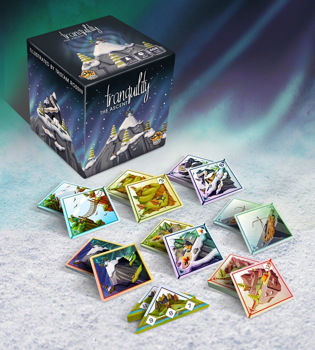 Lucky Duck Games Tranquility the Ascent - Kaartspel - Coöperatief - Strategisch - Voor 1-5 Spelers