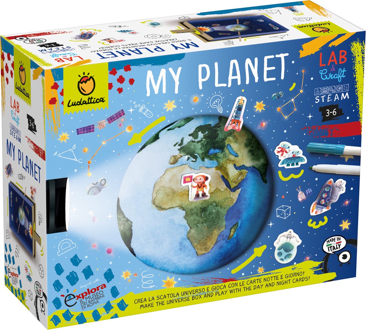Ludattica Crea: MIJN PLANEET, 27x21x15cm, 4+