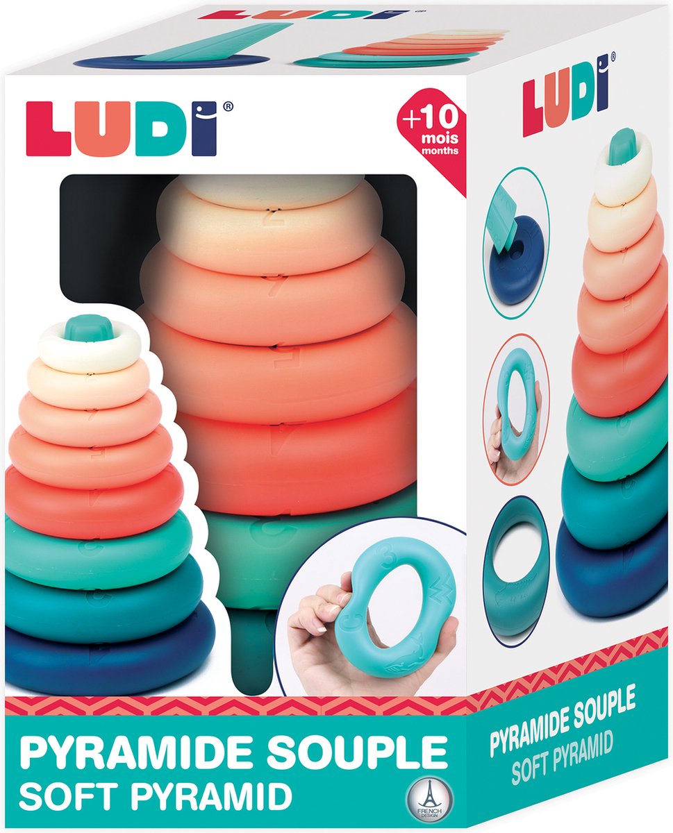 LUDI - STAPELSPEL ZACHTE RINGEN