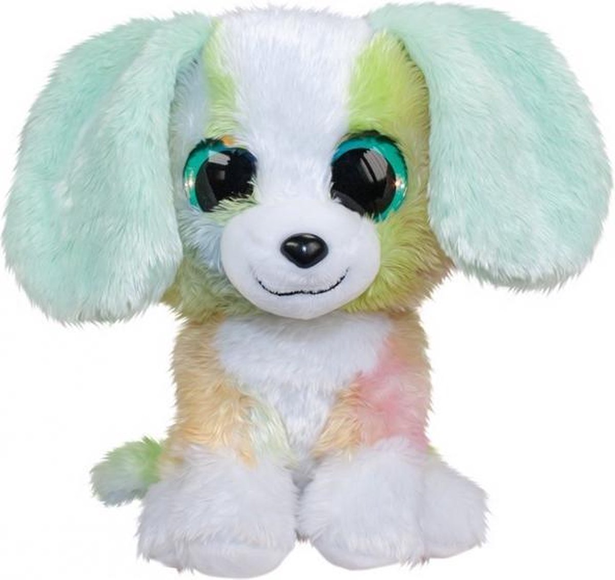 knuffel Lumo Dog Spotty multicolor 15 cm