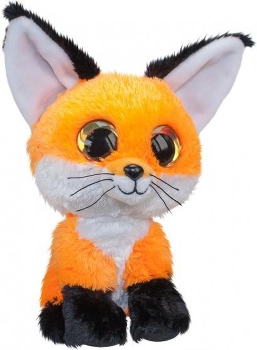 knuffel Lumo Fox Repo oranje 15 cm