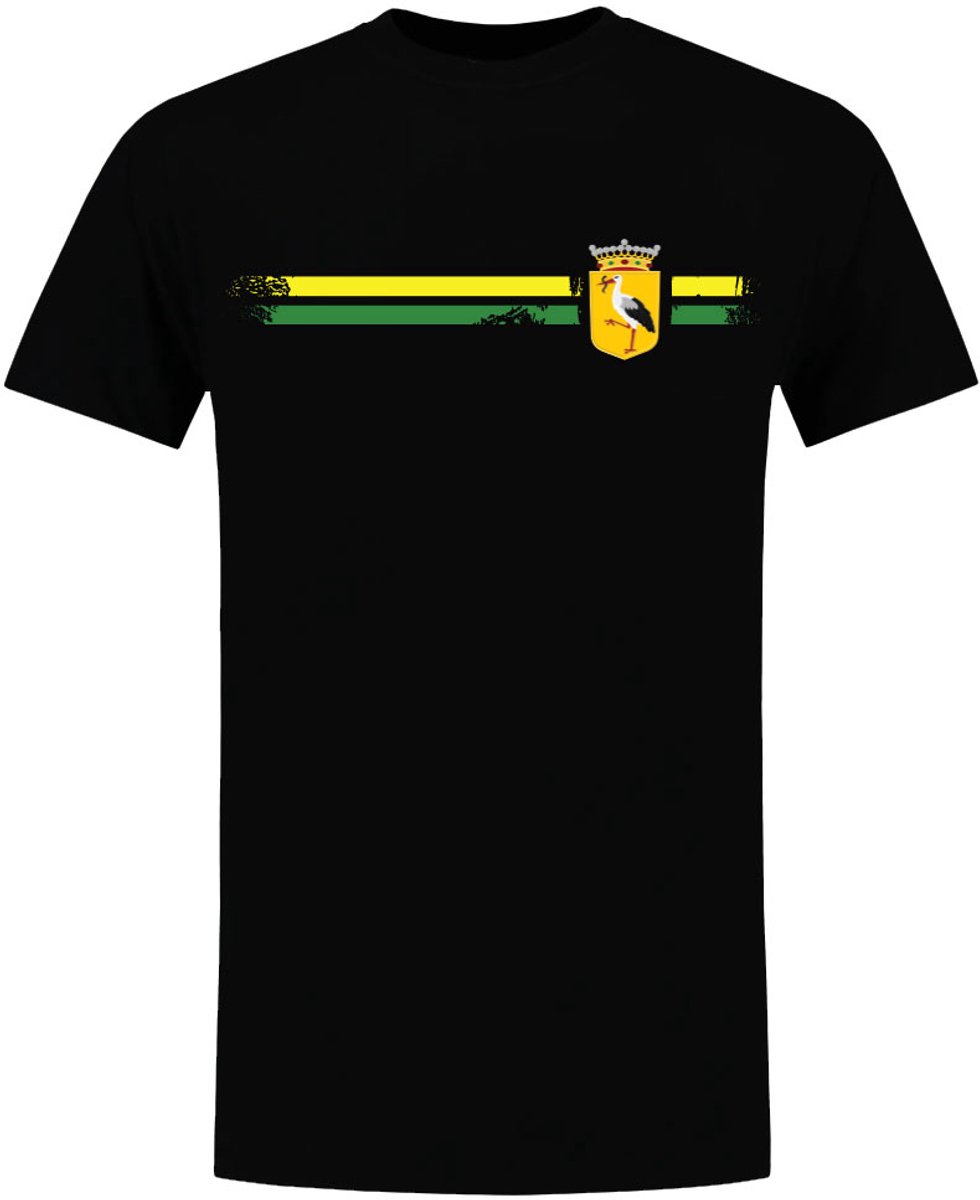Den Haag Heren T-shirt - s-gravenhage - ooievaar - hagenees - steden - lijnen - shirt