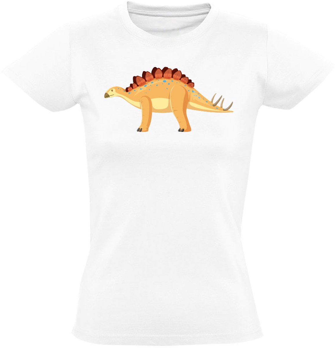 Stegosaurus Dames T-shirt - dinosaurus - dino - shirt