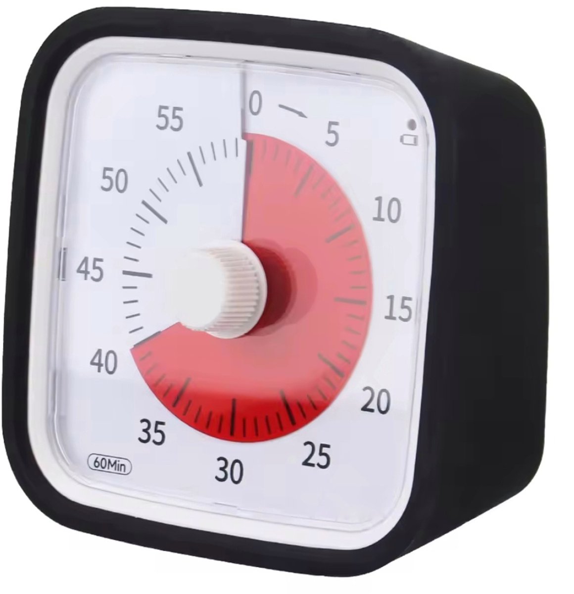 LuukyBB - Visuele Klok - Timer Aftelklok Leerlijn voor Kinderen - Werk Basisschool Leraren Klas - Leer Klok Leerklok KinderKlok 60 Minuten - Aftel Kookwekker Countdown - ADD ADHD TOS LVB Autisme Slechtzienden - Management Back to School