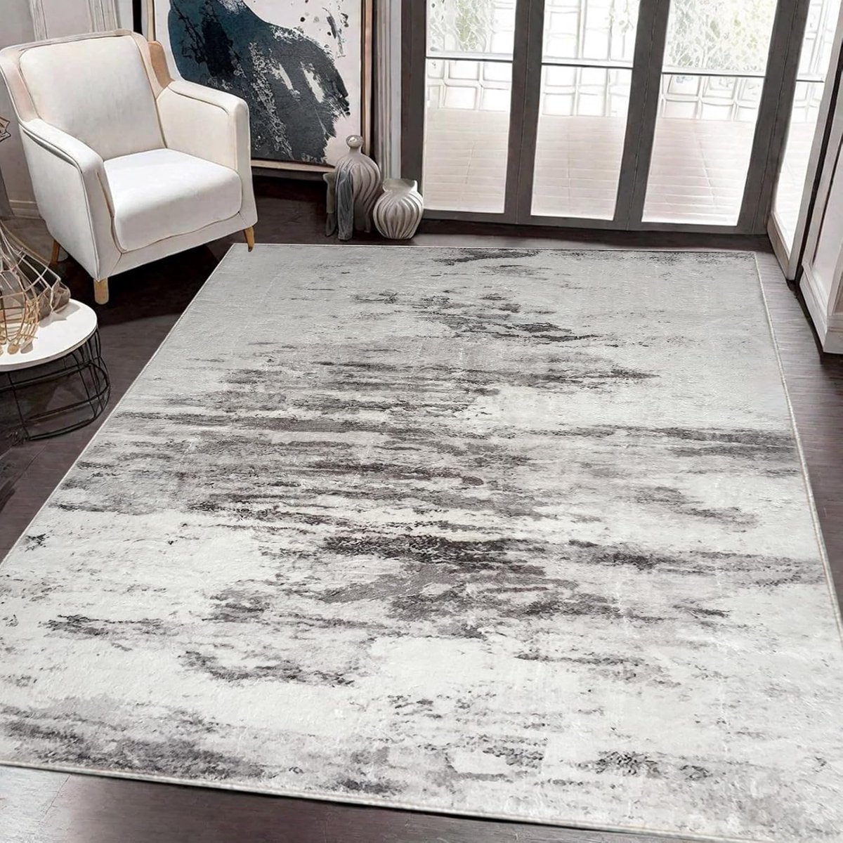 Luvetrex ® Modern en Zacht Vloerkleed voor Woonkamer en Slaapkamer met Abstracte Patronen