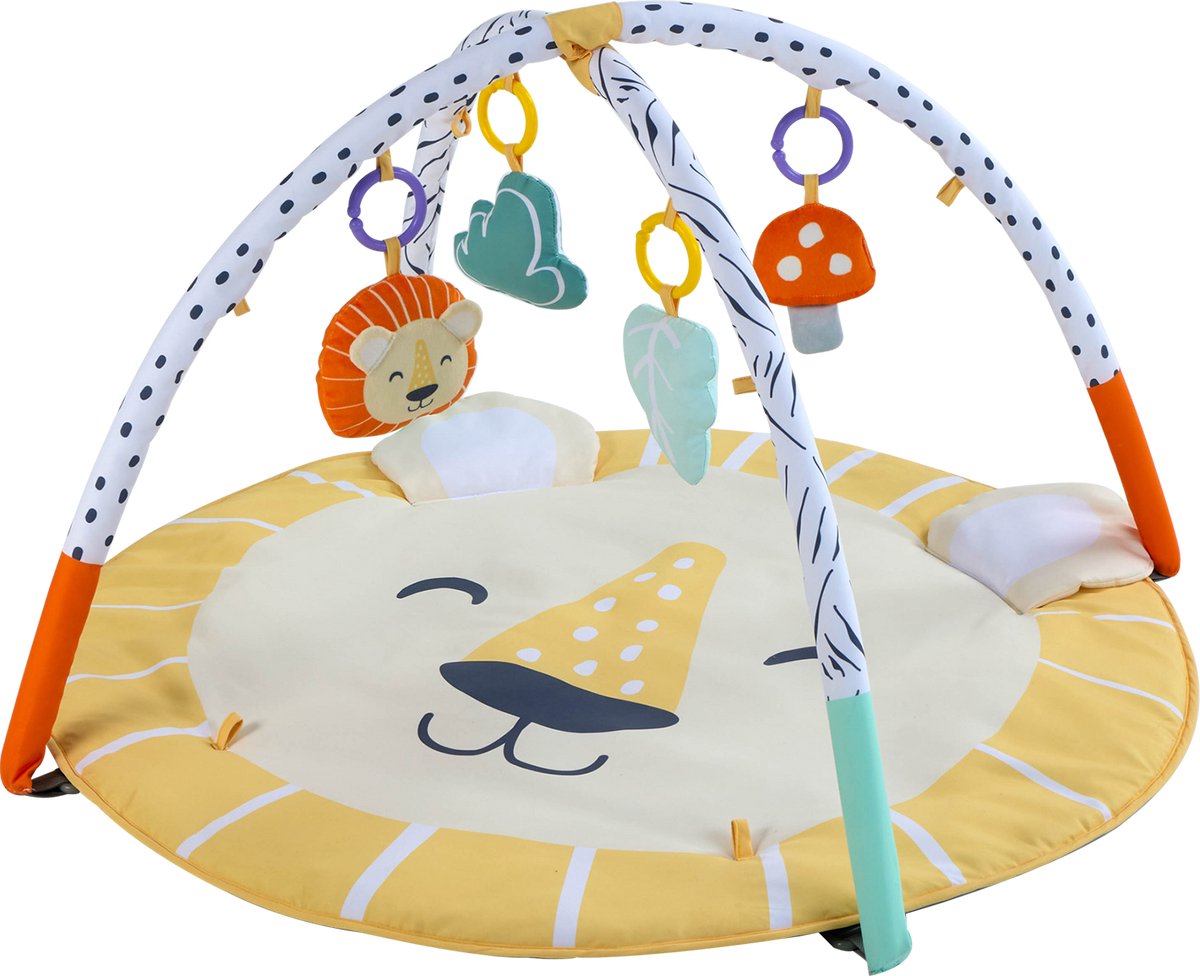 LUVION® Babygym Safari - Met baby speelmat - Baby gym met sensorisch speelgoed