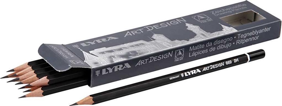 Tekenpotloden 2h 12 Stuks