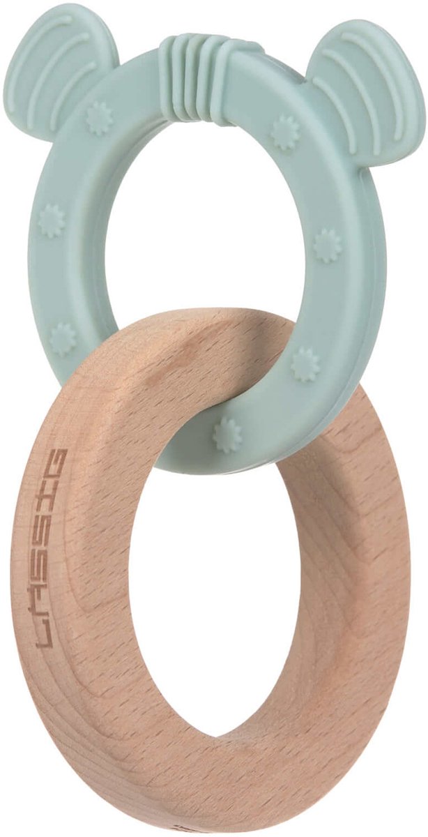 Laessig Wood / Sillicone Little Chums Bijtring Dog