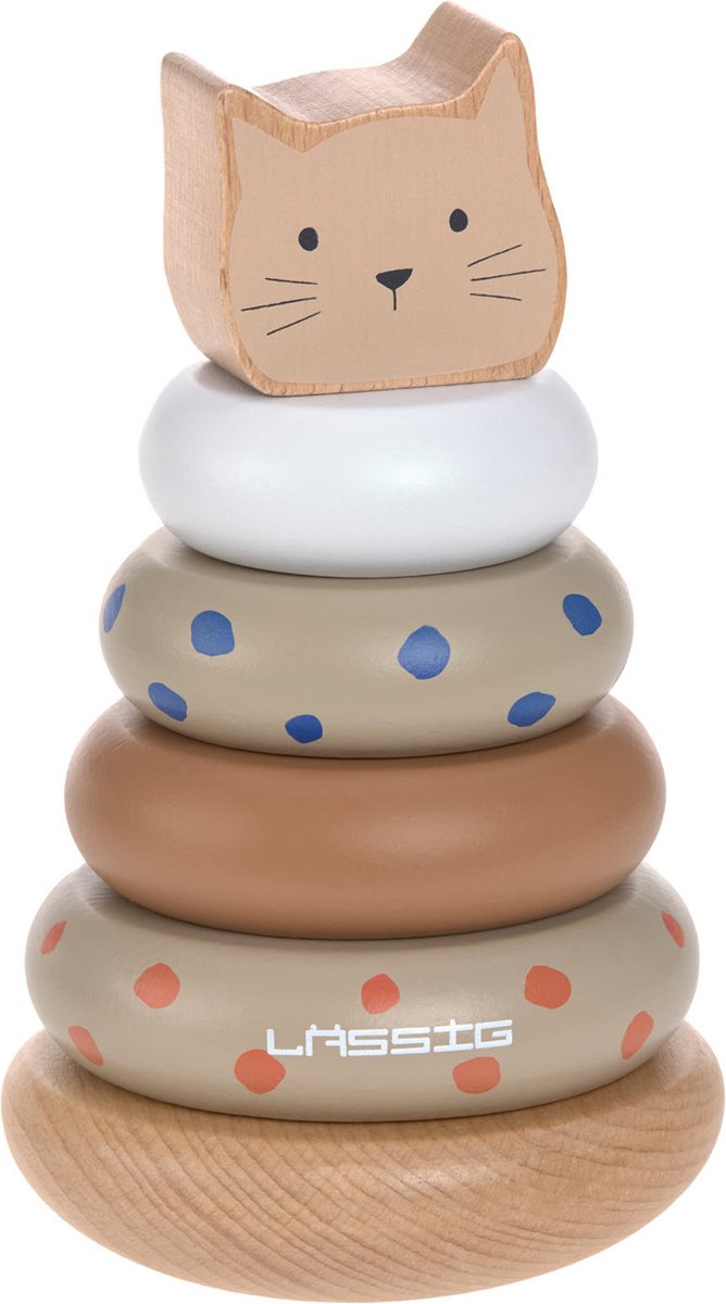 Lässig Little Mateys Stacking Ring Tower - Wood