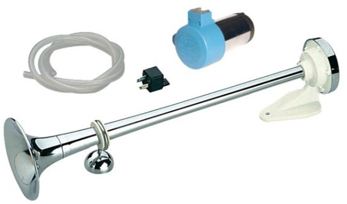 Hoorn compressor 500mm 12V enkel