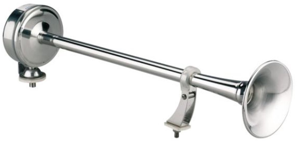 Hoorn rvs 470mm 12V enkel