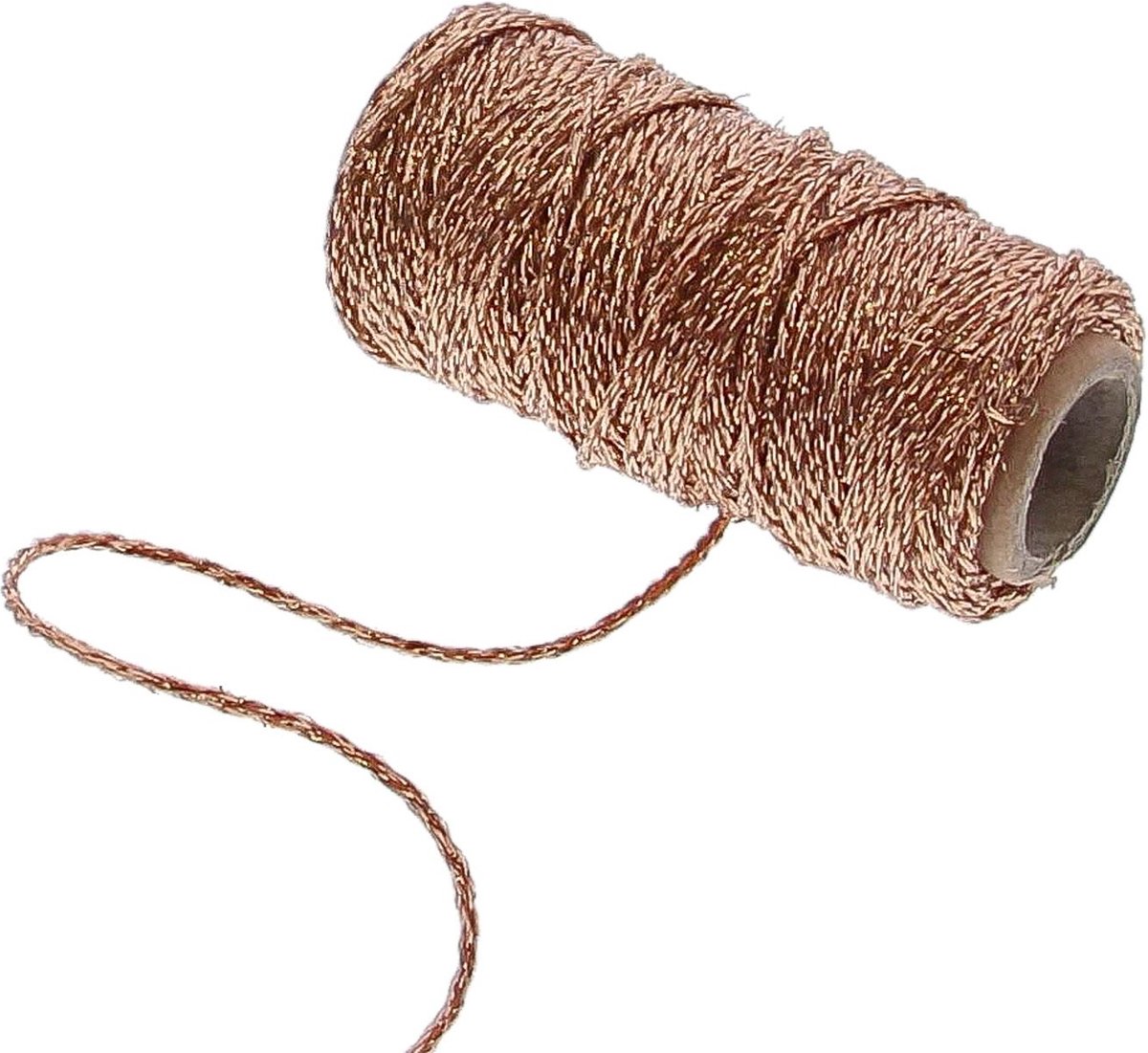 Koord Flashy 1,5 mm x 25 m Rosé Goud