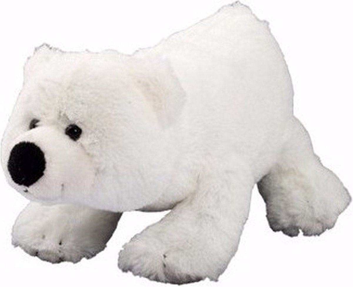 Pluche ijsbeer knuffel 17 cm