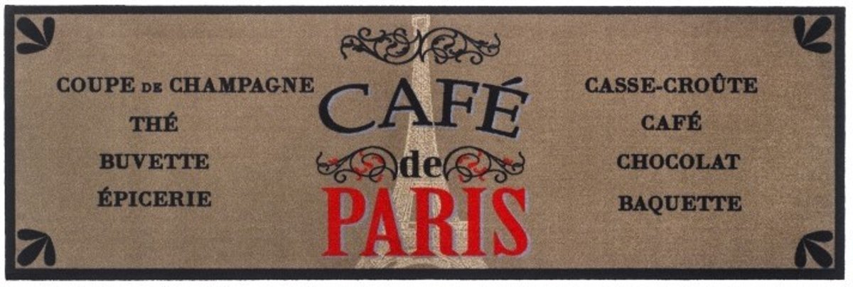 Keukenmat Café de PARIS 50x150 cm