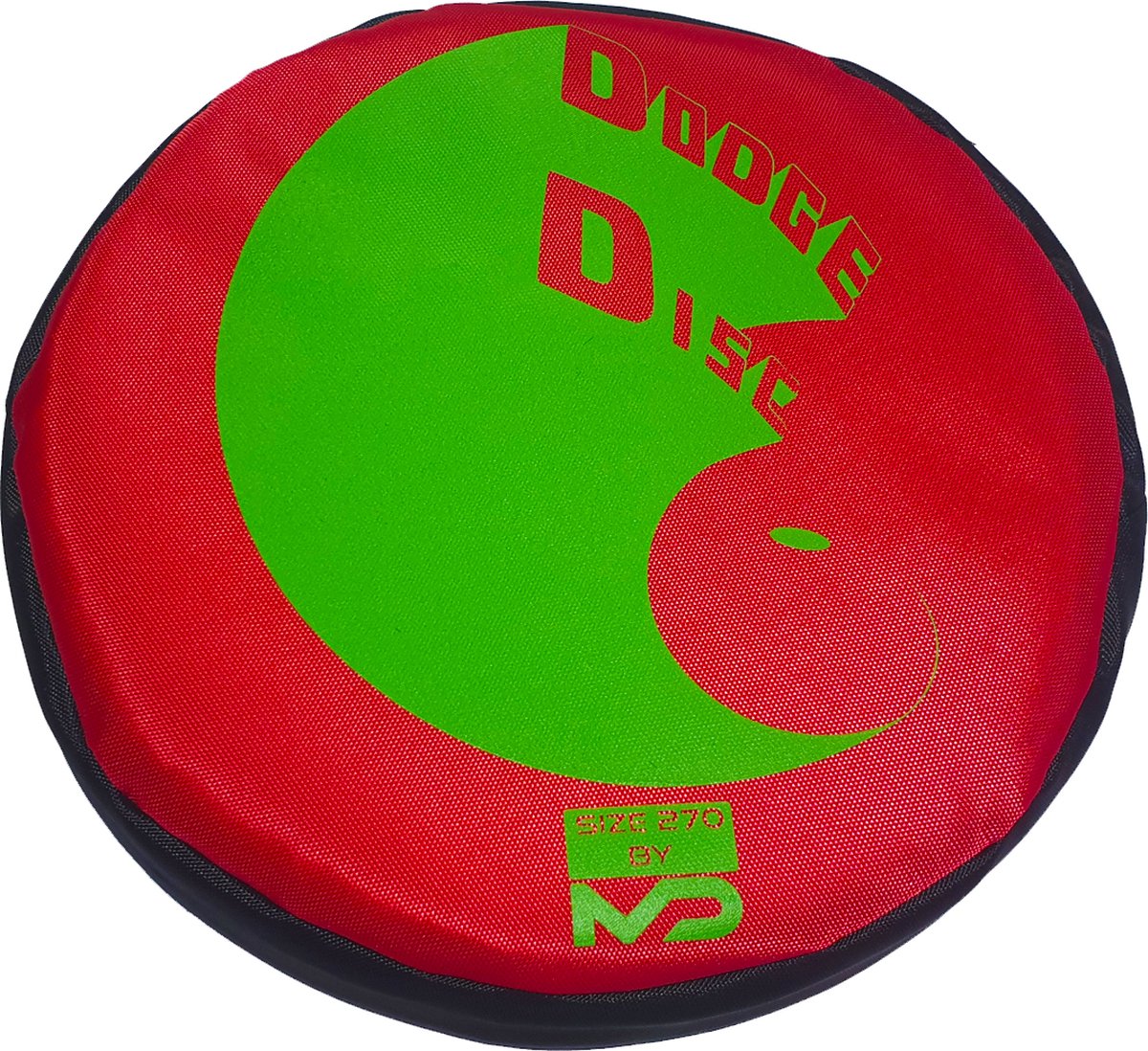 MD Sport - DogeDisc rood groot - Veilige frisbee - Trefbal frisbee - Dodgebee