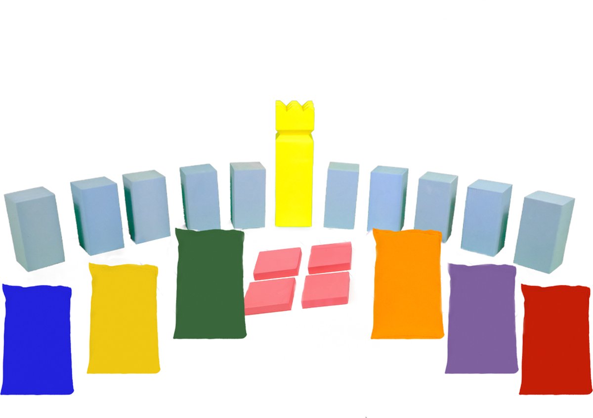 MDsport - Kubb - Supersafe - Indoor - Verzwaard foam