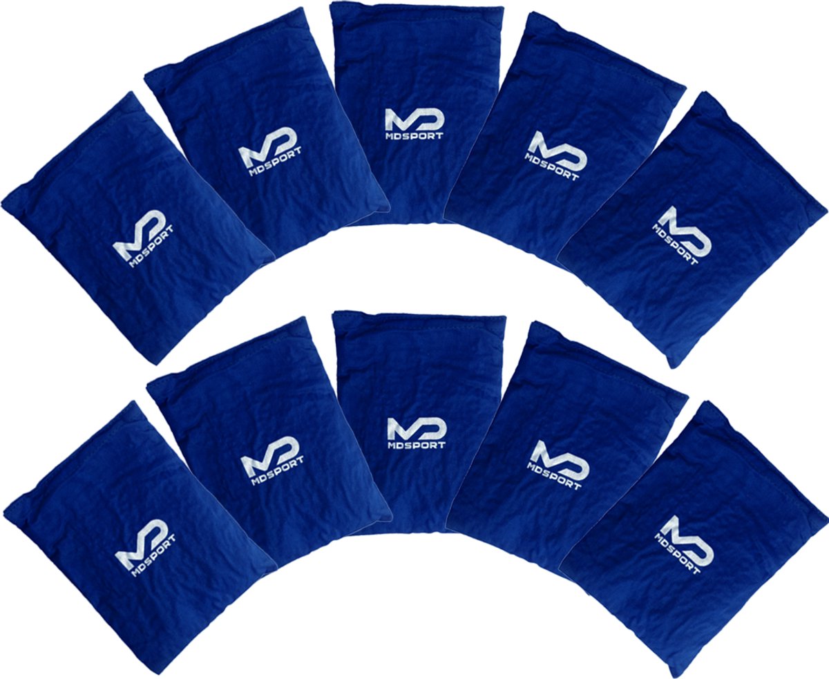 MDsport - Pittenzakjes XL - Set van 10 - Blauw