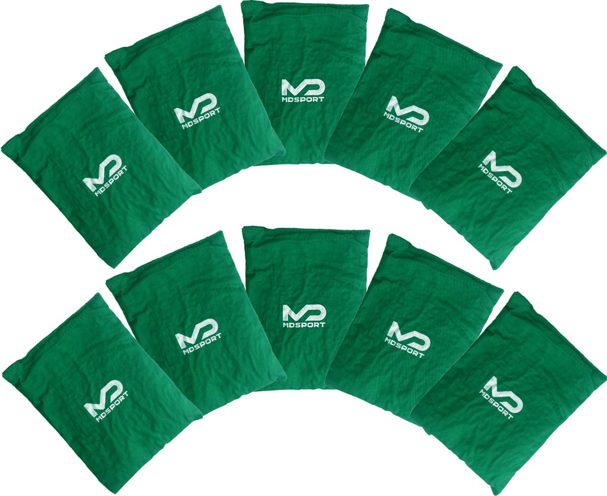 MDsport - Pittenzakjes XL - Set van 10 - Groen