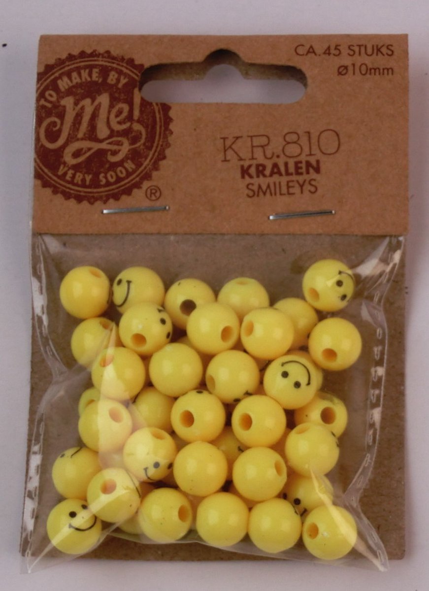 Kralen smileys 45 stuks
