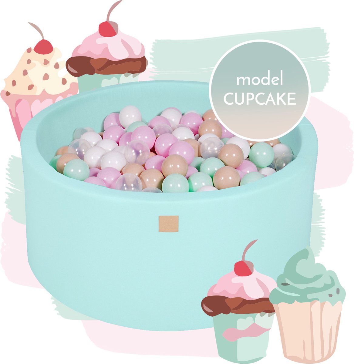 BESTSELLER Ballenbak - Ballenbak 40cm - Cupcake Set