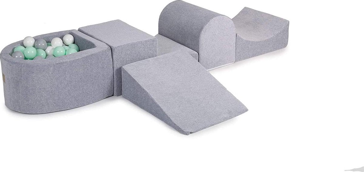 MEOWBABY speelset met ballenbak - 200x45 cm - 100 ballen