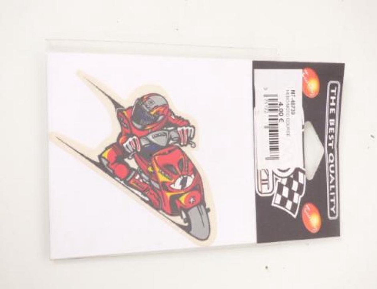 autocollant stickers meryt pour scooter cursus hebo pilote genou terre mt-48739 neuf