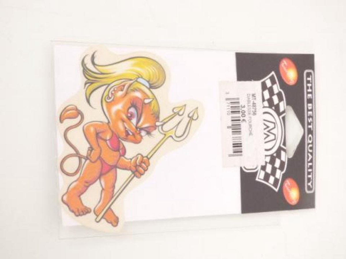 stickers meryt diablesse met voorvork voor motor mt-48756 nieuw