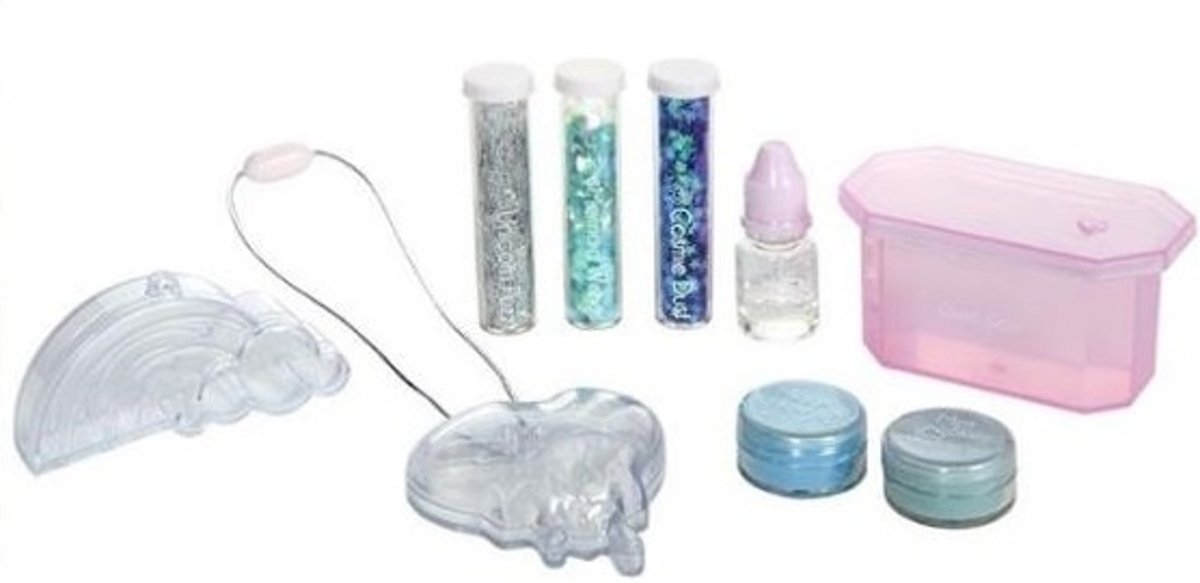 Mga Glam Goo Maak Je Eigen Slijmsierraad Clear Slime 9-delig