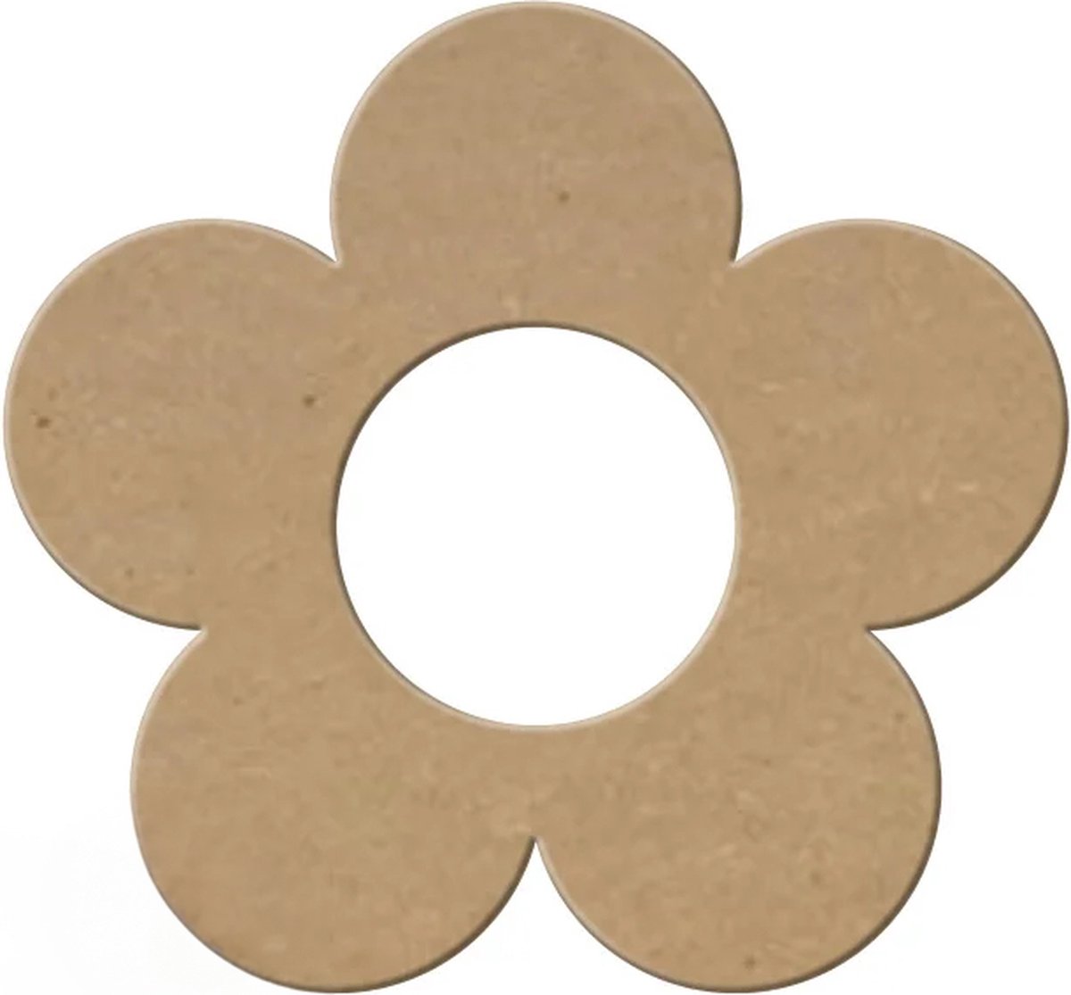 MDF Bloem, creatief, knutselen, deco, 12 stuks, 3mm mdf 10cm