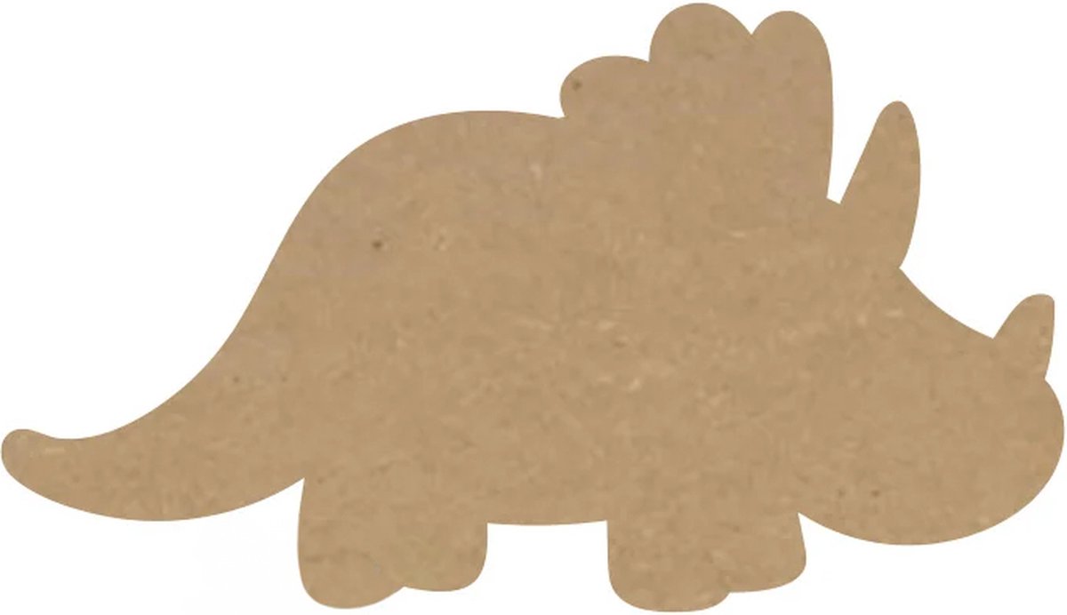 MDF Dino, creatief, knutselen, deco, 12 stuks, 3mm mdf 10cm